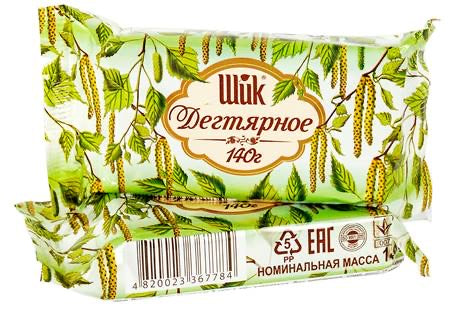 Мыло дегтярное «Шик» с березовым дегтем 140г