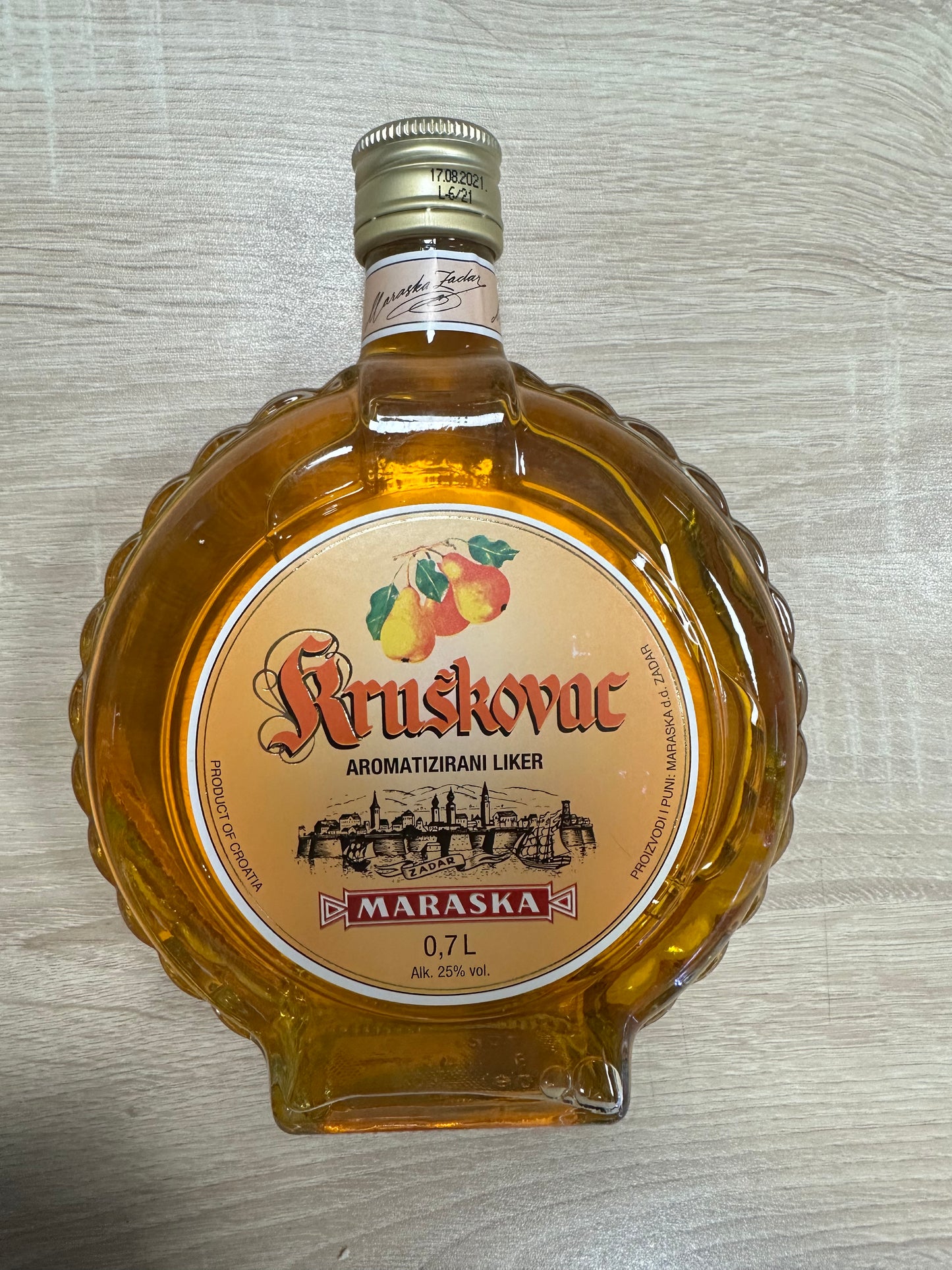 Ликёр грушевой «Мараска» 0,7Л 25% алк.