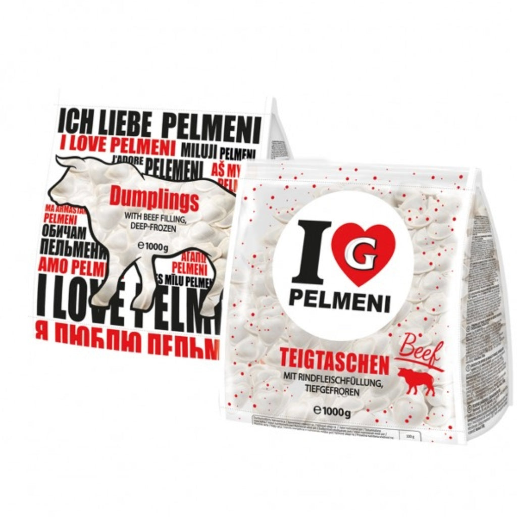 Пельмени с говядиной «I love pelmeni beef » 1 кг