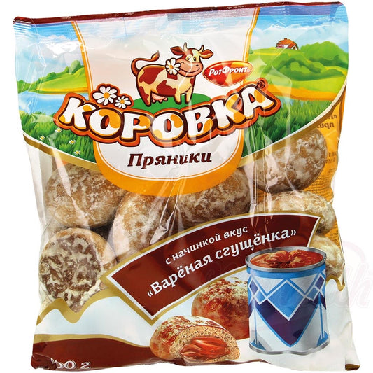 Biscuits au pain d'épices saveur « Korovka » lait concentré bouilli 300g