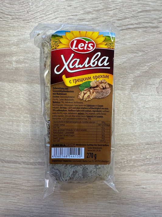 Halva de tournesol aux noix 270 g