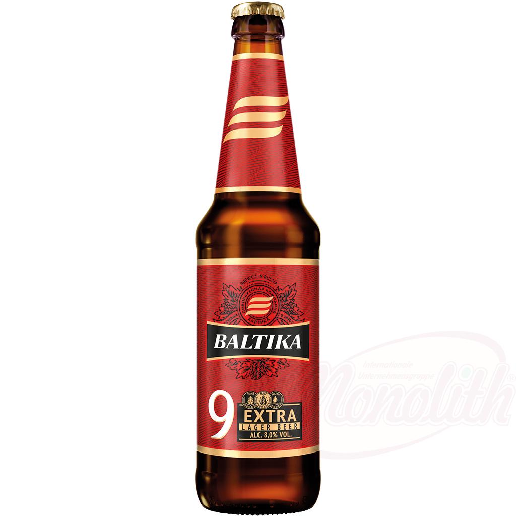 Bière Baltika 9 extra 8% 0,45l