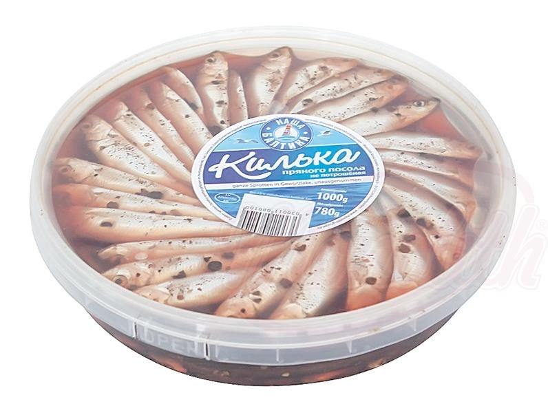 Sprat salé épicé, non vidé 1kg