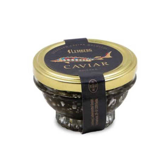 Caviar d'esturgeon noir « Lemberg » 50g