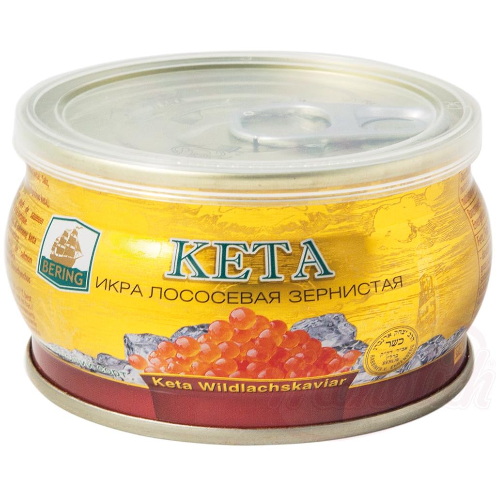 Caviar de saumon kéta de Bering 125g