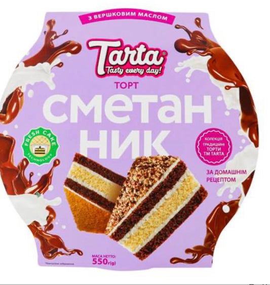 Торт «Сметанник» Тарта 550г